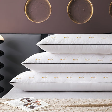 A High-Quality, Soft, And Comfortable Long Pillow with Love Heart, Perfect for Body Support.