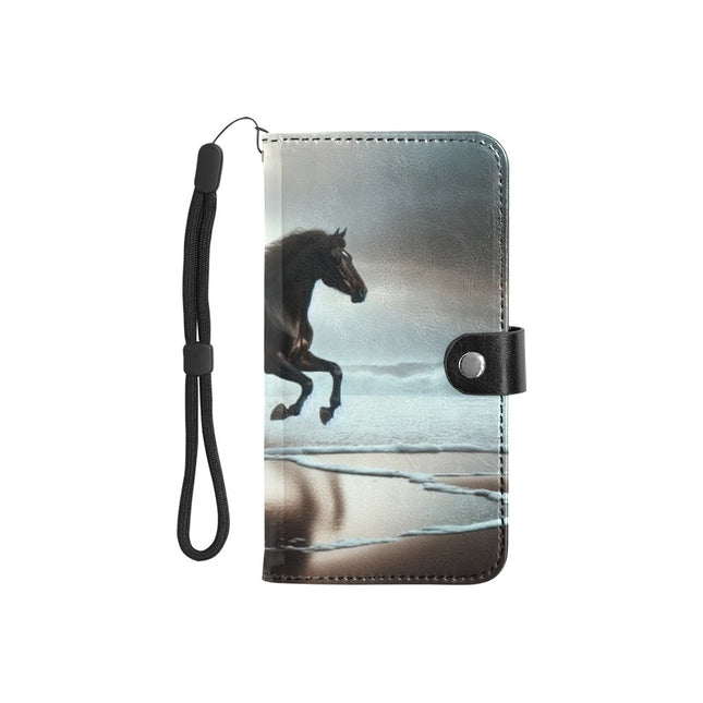 Flip Leather Purse for Mobile Phone(Model1704)