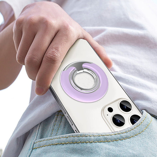 Magnetic Ring Support 360 Degree Rotating Foldable Phone Holder