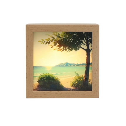LED Light Box Touch Dimming Ambience Light Charging Small Night Lamp