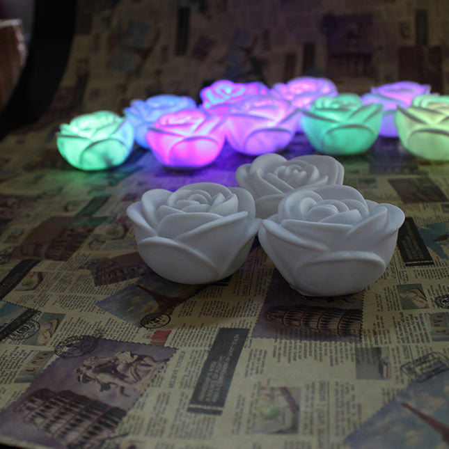 Birthday Party Supplies Creative Christmas Decoration Rose Lights