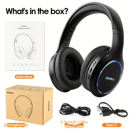 Wireless Headphones, With 1000mAh Battery Capacity, 120-hour Playtime, 3 EQ Modes,
