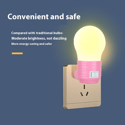 Plug-In Bedside Baby Night Feeding Energy-saving Lamp
