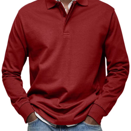 Men's Casual All-matching Long Sleeve Button Shirt