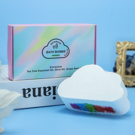 Cloud Foot Bath Bath Salt New Creative Rainbow