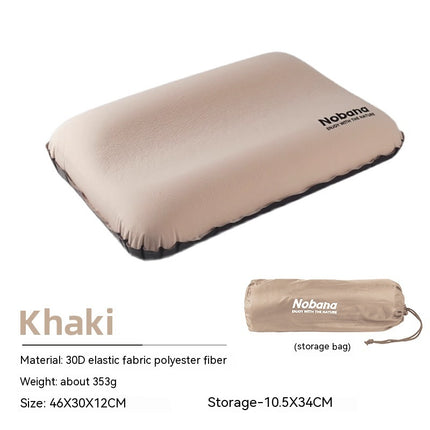 Outdoor 3D Sponge Pillow Automatic Inflatable Pillow