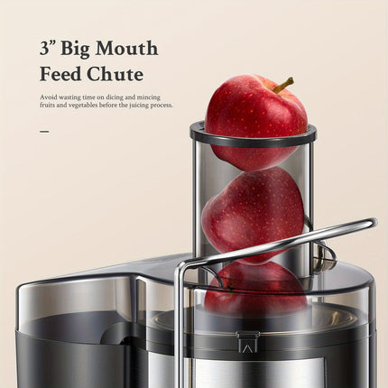 Juicer Machines,Whole Fruit and Vegetables, Quick Juicing Easy to Clean, 75mm Large Feed Chute