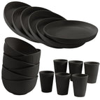 Black Vertical Pattern-18-piece Set