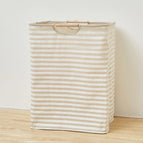 Horizontal Khaki White Stripes / 39x27x52