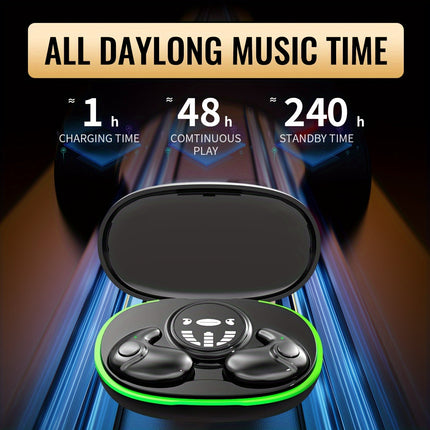 Ultra-thin sleep wireless headphones, high-fidelity sound and loud volume, comfortable wearing, touch control,