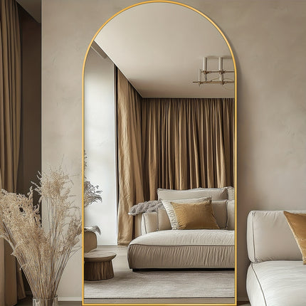 Full Length Mirror, Floor Mirror, Floor Standing Mirror Freestanding Arch Full Body