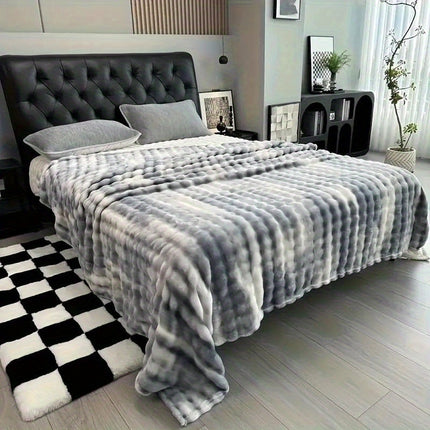 Blanket Ultra-Soft Thickened Fluffy Tie-Dye - Double-Sided Plush Bedding