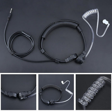 Cell Phone Throat Microphone Headset Throat Shock Headset Headset Cable