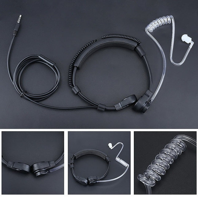 Cell Phone Throat Microphone Headset Throat Shock Headset Headset Cable