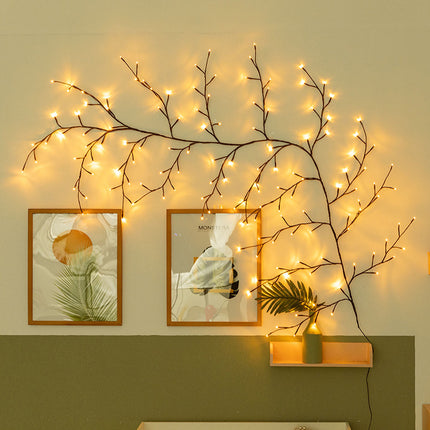 Decorative Lights String Bedroom Layout