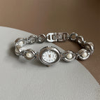 Silver Strap White Surface