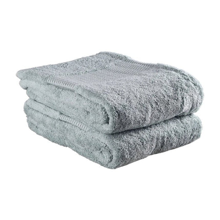 Set of Two Sea Green Cotton 13" X 13" Quick Dry Terry Cloth Washcloths