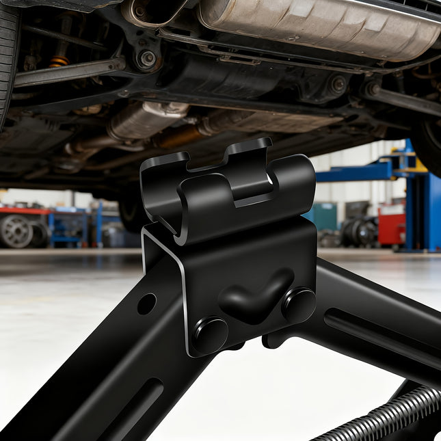 2 Ton Heavy Duty Scissor Jack - 4.2 to 38.1 cm Lift, Manual Car Jack with Handle