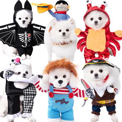 Halloween Dog Clothes Funny Transformation Creative Pet Clothing