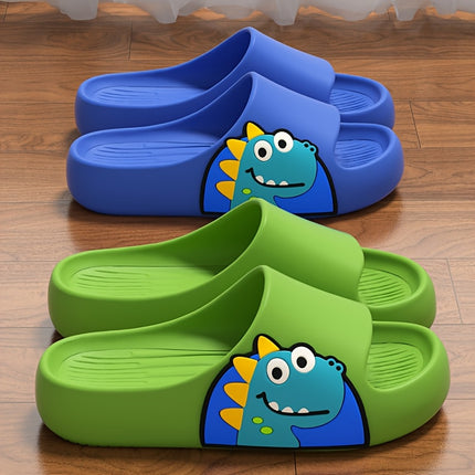2 pcs  Cute Cartoon Slippers - Beach Casual Open-Toe Sandals, Suitable for Indoor And Outdoor Use