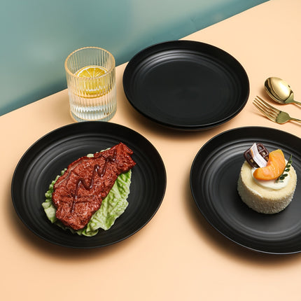 16/32pcs Plastic Tableware Set, Including Dinner Plates, Dessert Plates, Bowls, and Cups,