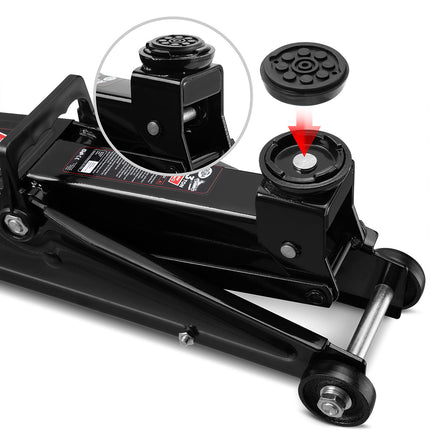DEUBA® Hydraulic Car Jack 3 Tons Lifting Height 135-400Mm Including Rubber Pad Carrying