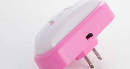 Tanbaby led Novelty lamp Bedroom Cute Cloud Face Portable Night Lights Plug-in Wall Baby Light Nursery Lamp