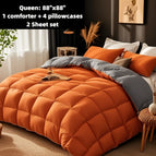Orange / Queen(7pcs-sheet set):88