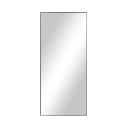 71" Silver Aluminum Leaning Framed Full Length Mirror