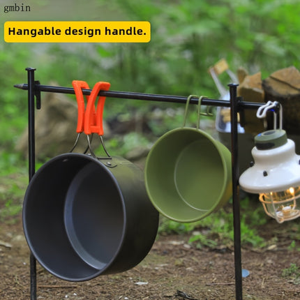 Aluminum Cookware Set, Non-Stick Food-Grade Pots and Kettle, Portable Outdoor Cookware,