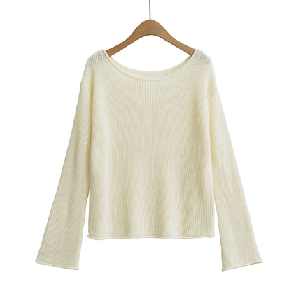 One shoulder top sweater