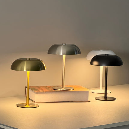 1pc Modern Minimalist Desk Lamp - Cordless Rechargeable Table Lamp with Touch Control