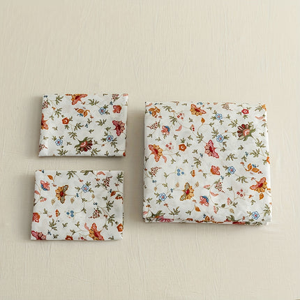 3pcs(2 Pillowcases + 1 Comforter Cover) Polyester Kit Bedroom Double Bed/Single Bed/Bedroom/Extra-Large Bed Universal