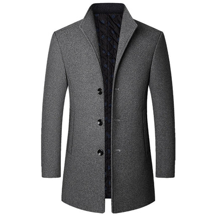 Autumn And Winter Casual Woolen Coat Men