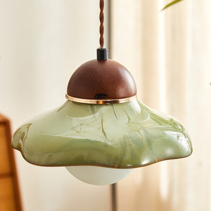 Ceramic Lamp Retro Dining Room Bedroom Bedside Small Droplight