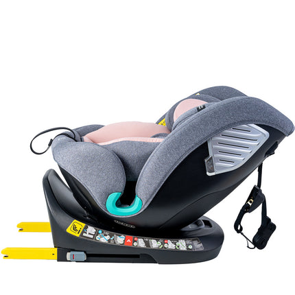 Auto Chair BUF BOOF Isize Pink with Isofix Position 165 Degrees Rotatable 360 Degrees 40-150 Cm