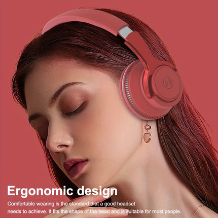 Headphones Multifunctional, Soft Earmuffs, Stable Wireless Signal, HD Sound, Long Battery Life,