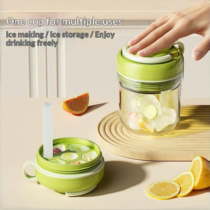 3-in-1 Ice Cube Tray Water Cup Household Breakfast Cup