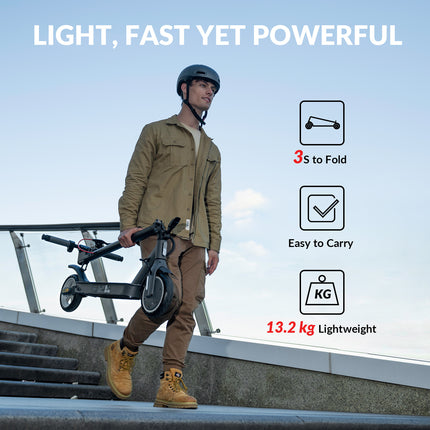 5TH WHEEL V30PLUS Foldable Electric Scooter for Adults - 350W Motor, 35km Range