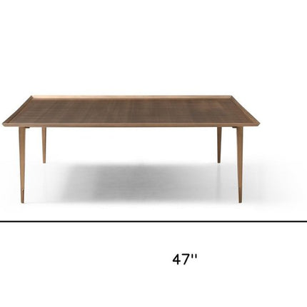 47" Bronze Square Distressed Coffee Table