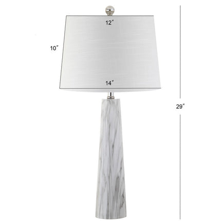 29" Clear Novelty Table Lamp With Drum Shade