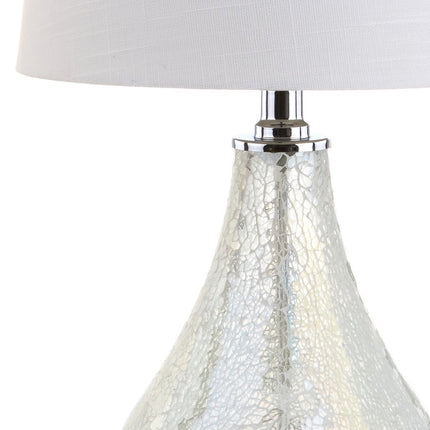20" Clear Novelty Table Lamp With Drum Shade