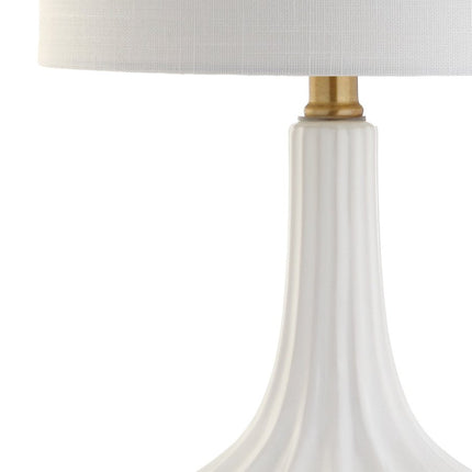 22" Gold Urn Table Lamp With Drum Shade