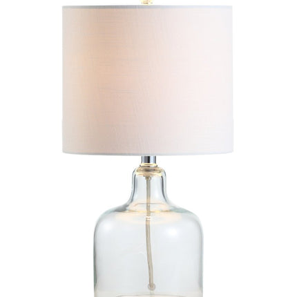 19" Silver Novelty Table Lamp With Drum Shade
