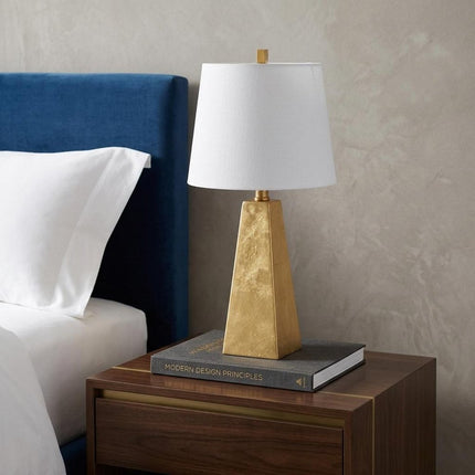 21" Gold Novelty Table Lamp With Globe Shade