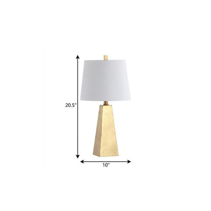 21" Gold Novelty Table Lamp With Globe Shade