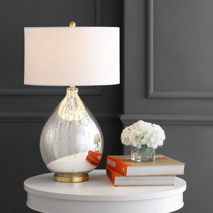 31" Gold Novelty Table Lamp With Globe Shade