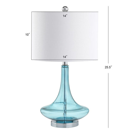 Set of Two 26" Silver Novelty Table Lamps With Drum Shades