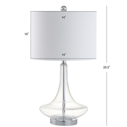 Set of Two 26" Silver Novelty Table Lamps With Drum Shades