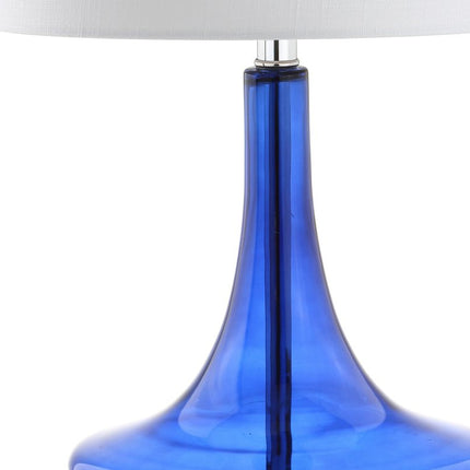 Set of Two 26" Silver Novelty Table Lamps With Drum Shades